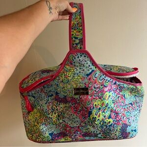 Lilly Pulitzer picnic basket cooler
